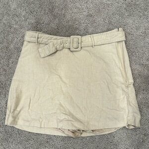 Abercrombie & Fitch Beige Mini Skirt